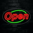 thumbnail image 1 of Open LED Neon Sign 28"L x 16"H #34114, 1 of 3