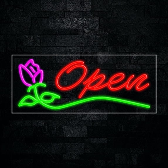 Open-LED Neon Sign 30"L x 12"H #30433