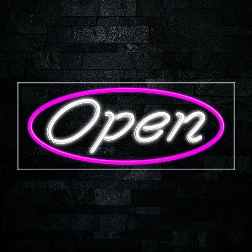 Open-LED Neon Sign 30"L x 12"H #30593