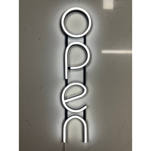 Open LED Neon Sign – Ultra Bright Lighted Sign for Business Storefront, Retail Shop, Bar, Salon, and Restaurant | USA Made