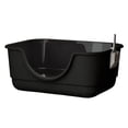 thumbnail image 1 of Open Litter with Large Cat Litter Pan with High Walls & Tracking Rim Easy Clean Crib Durable Litter Container for Small & Big Cats (5Styles) 40X30X17Cm Gift Happy 2026!, 1 of 3