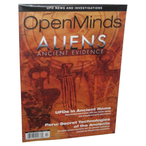 Open Minds Aliens Ancient Evidence June / July 2012 Magazine Book