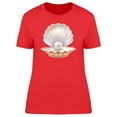thumbnail image 1 of Open Pearl Shell Doodle T-Shirt Women -Image by Shutterstock, Female XX-Large, 1 of 2