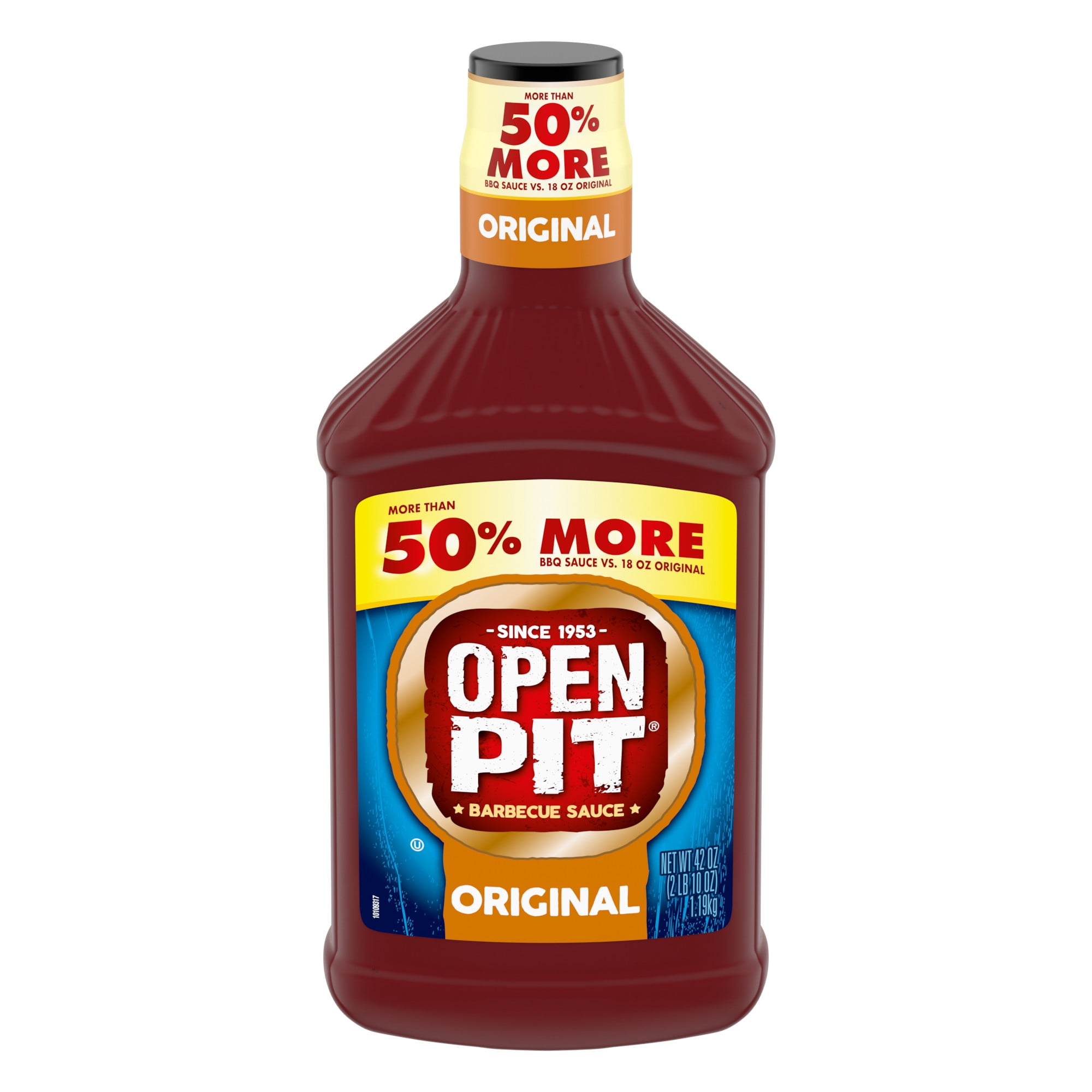 Open Pit Blue Label Original Barbecue Sauce, Value Size, 42 oz.