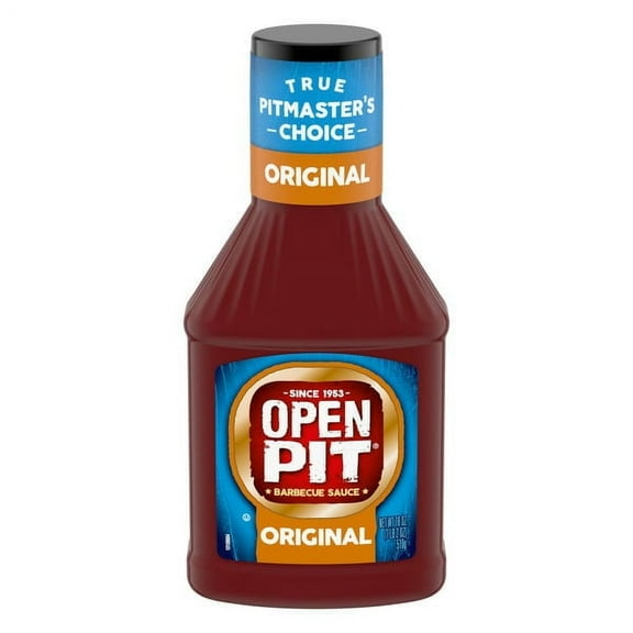 Open Pit Original Authentic Barbecue Sauce 18 oz (Pack of 4)