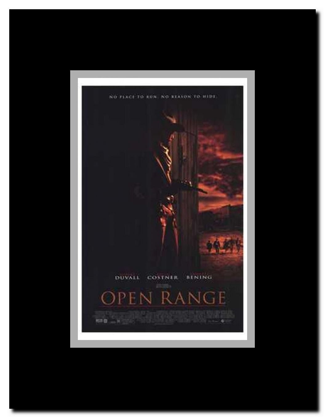 Open Range Framed Movie Poster