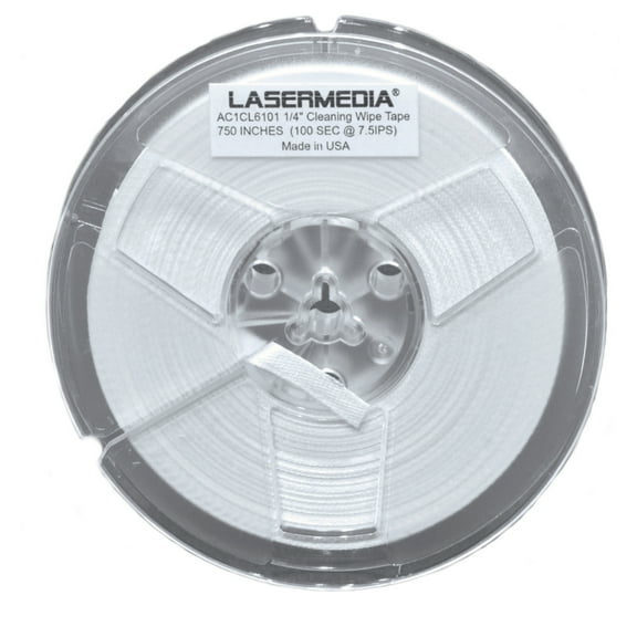 Open Reel Audio Cleaning Tape for 1/4" Tape Decks 100 Second Play Time at 7.5 IPS