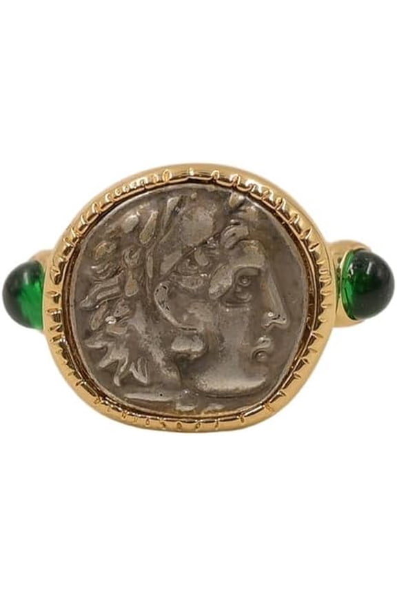 Open Ring Artemis Athena Appollo Ancient Cooper Ring,Open Ring