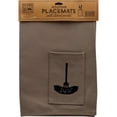 thumbnail image 1 of Open Road Brands Butcher Baker BBQ Maker Dig In Placemat Canvas 4 pk, 1 of 3