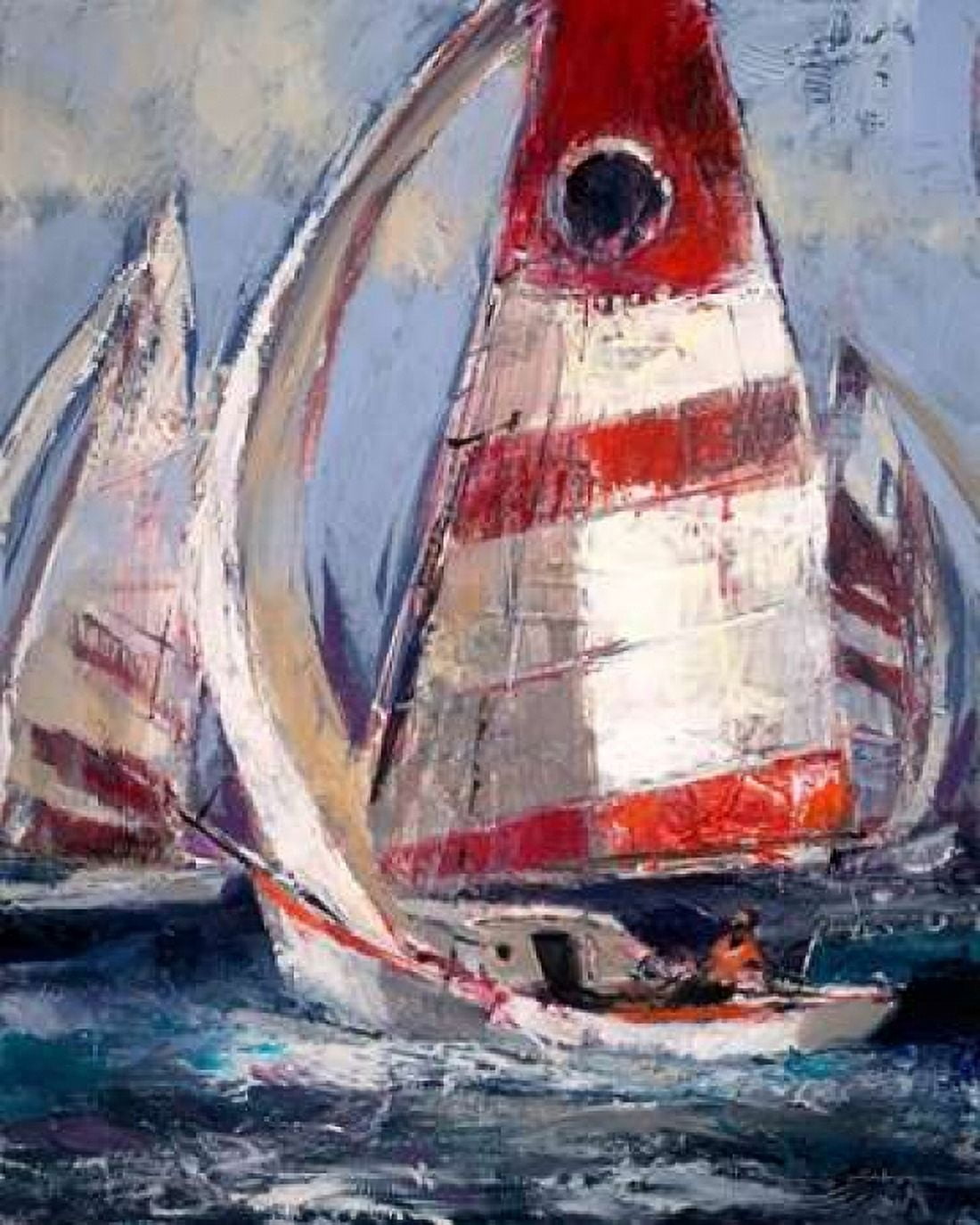 Open Sails II Canvas Art - Brent Heighton (24 x 30)