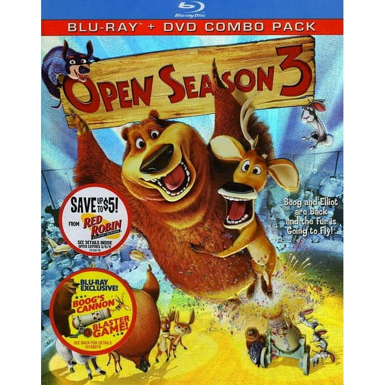 Open Season 3, 2-Disc [Blu-Ray/DVD]