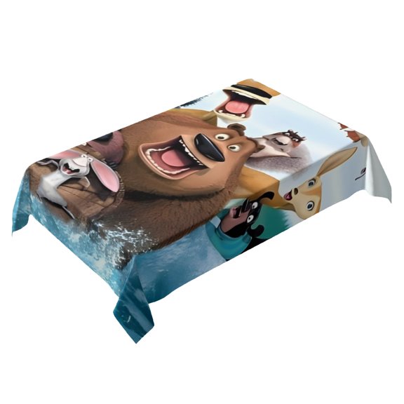 Open Season Themed Square Tablecloth 54 * 72 Inches Durable Stylish