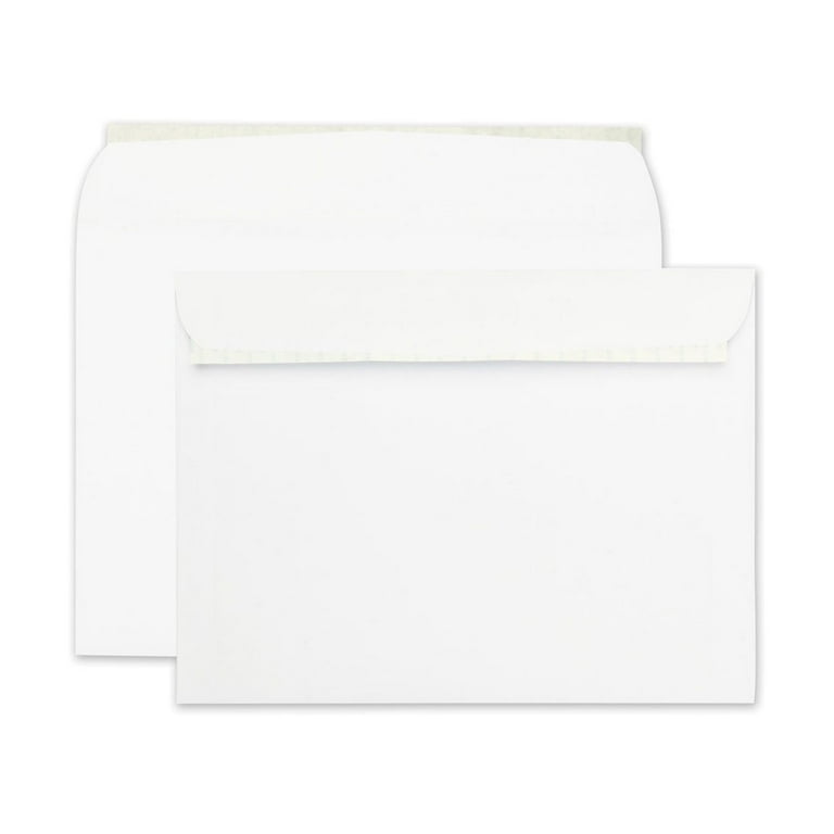 Redi-Strip Catalog Envelope, #10 1/2, Cheese Blade Flap, Redi-Strip Adhesive Closure, 9 x 12, White, 100/Box Redi-Strip Catalog Envelope, #10 1/2, Cheese Blade Flap, Redi-Strip Adhesive Closure, 9 x 12, White, 100/Box