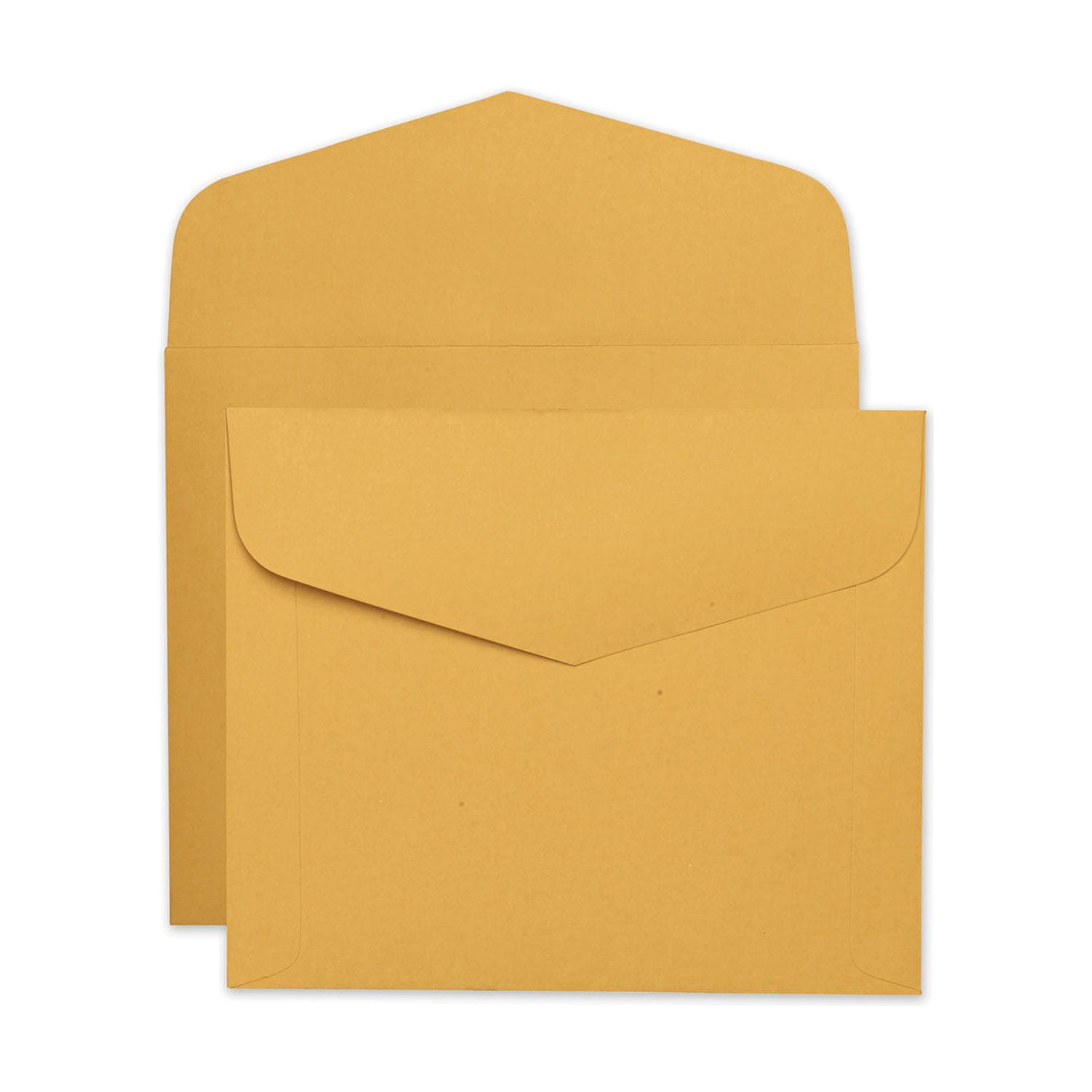 Open-Side Booklet Envelope, #13 1/2, Hub Flap, Gummed Closure, 10 x 12 ...