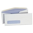 thumbnail image 1 of Open-Side Security Tint Business Envelope, 1 Window, #10, Commercial Flap, Gummed Closure, 4.13 x 9.5, White, 500/Box | Bundle of 10 Boxes, 1 of 2