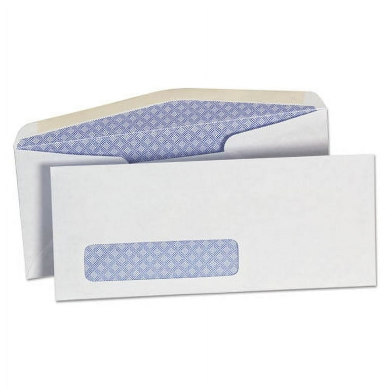 Open-Side Security Tint Business Envelope, #10, Monarch Flap, Gummed Closure, 4.13 x 9.5, White, 500/Box Open-Side Security Tint Business Envelope, #10, Monarch Flap, Gummed Closure, 4.13 x 9.5, White, 500/Box