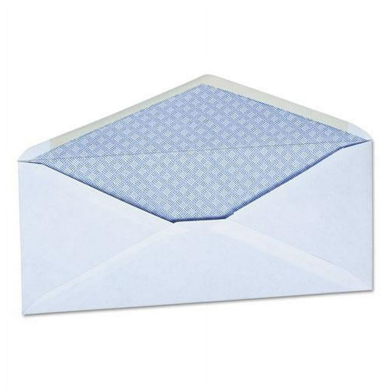 Open-Side Security Tint Business Envelope, #10, Monarch Flap, Gummed Closure, 4.13 x 9.5, White, 500/Box Open-Side Security Tint Business Envelope, #10, Monarch Flap, Gummed Closure, 4.13 x 9.5, White, 500/Box