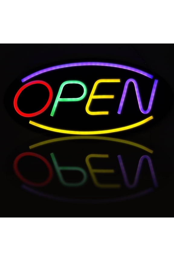 Open Sign for Business 4 Colors, 16.5"x 8" Neon LED Open Sign