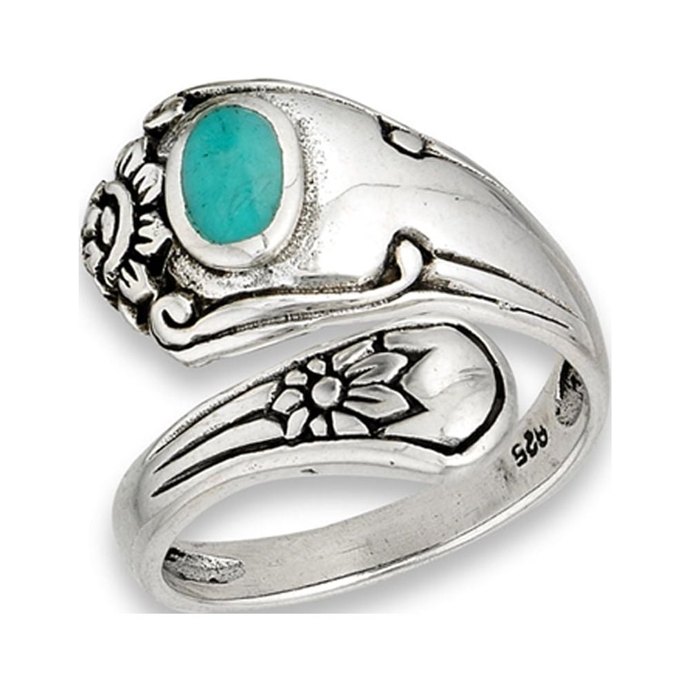 Turquoise 2024 spoon ring