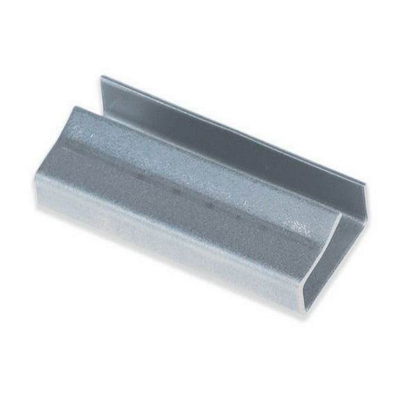 Open/Snap On Metal Poly Strapping Seals 1/2" X 1 1/4" (1000 Per/Case)