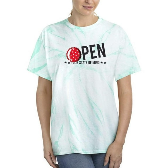 Open State Of Mind Tie Dye Cyclone Women -Image by Shutterstock, Female x-Large