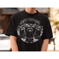 thumbnail image 1 of Open The Door Raccoon Gang Shirt, Hoodie Trash Panda Graphic Tee, Urban Wildlife Design, Quirky Animal Humor Unisex Cotton T-Shirt, Size S-5XL, 1 of 3