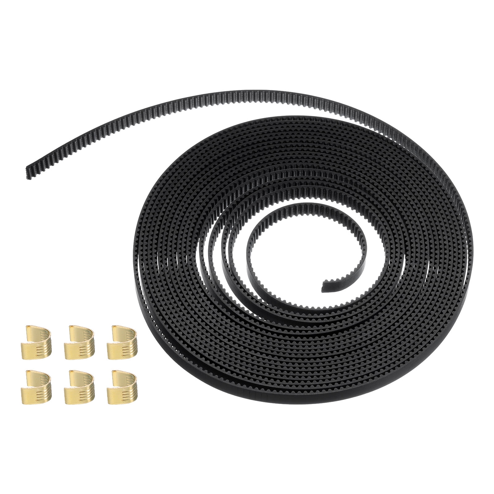Open Timing Belt Length 5 Meter, Open 2GT Rubber Timing Kit, Width 6mm