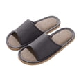 thumbnail image 1 of Open Toe Breathable Slippers,Solid Color Casual Slippers,Spa Slippers for Guests, Hotel, Travel, Unisex Universal Size Washable, 1 of 4