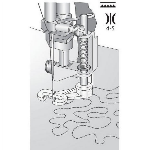 Open Toe Free Motion Darning Foot Pfaff Quilting Ambition 2.0 ,Ambition 1.0 , Ambition 1.5 # 820988096