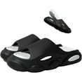 thumbnail image 1 of Open Toe Slide Slipper for Women and Men, Detachable Non Slip Quick Drying Shower Slides, Bathroom Sandals Super Soft Comfy Thick Sole, 1 of 7