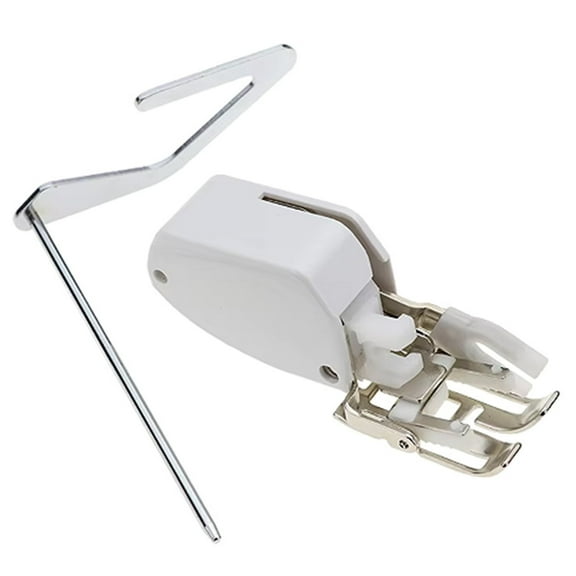 Open Toe Walking Foot with Adjustable Guide, Fits Low Shank Sewing Machines 7MM X80927001 Pressure Foot
