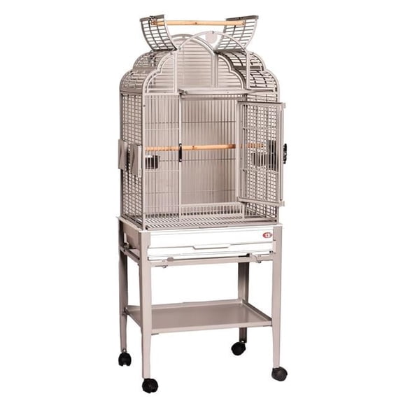 Open Top Bird Cage - Platinum - 22 x 17 in. - Durable Design