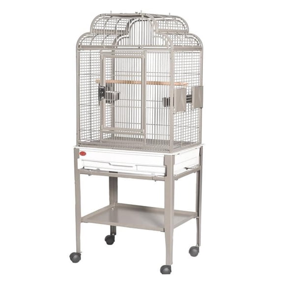 Open Top Bird Cage - Platinum - 22 x 17 in. - Durable Design