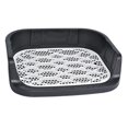 thumbnail image 1 of Open Top Pet Litter Tray Cat Potty Toilet Litter Pan Small Animals Training Pads Black, 1 of 8