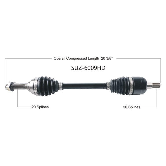 Open Trail New HD 2.0 Axle, 501-106009