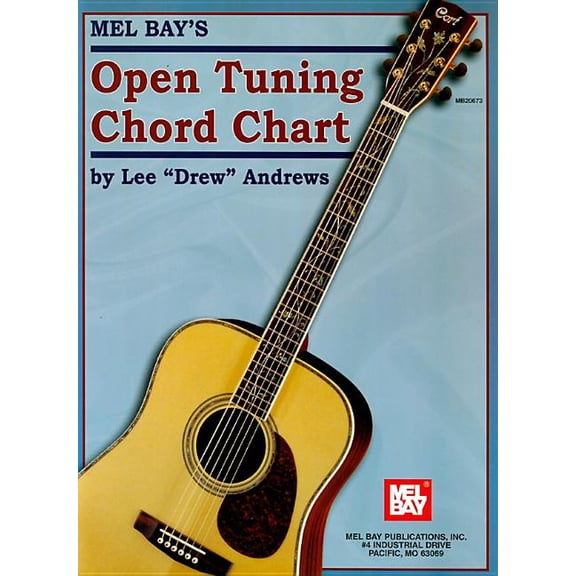 Open Tuning Chord Chart, (Paperback)