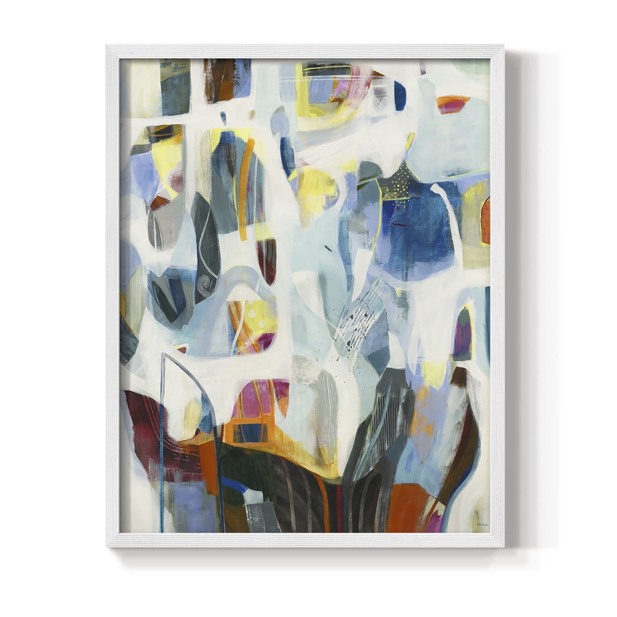 Open Verse in White Solid Wood 8 x 10 Framed Print