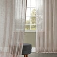 thumbnail image 1 of Open Weave Cinder Grey Linen Sheer (1 Panel), Open Weave Cinder Grey, 50W X 96L, 1 of 6