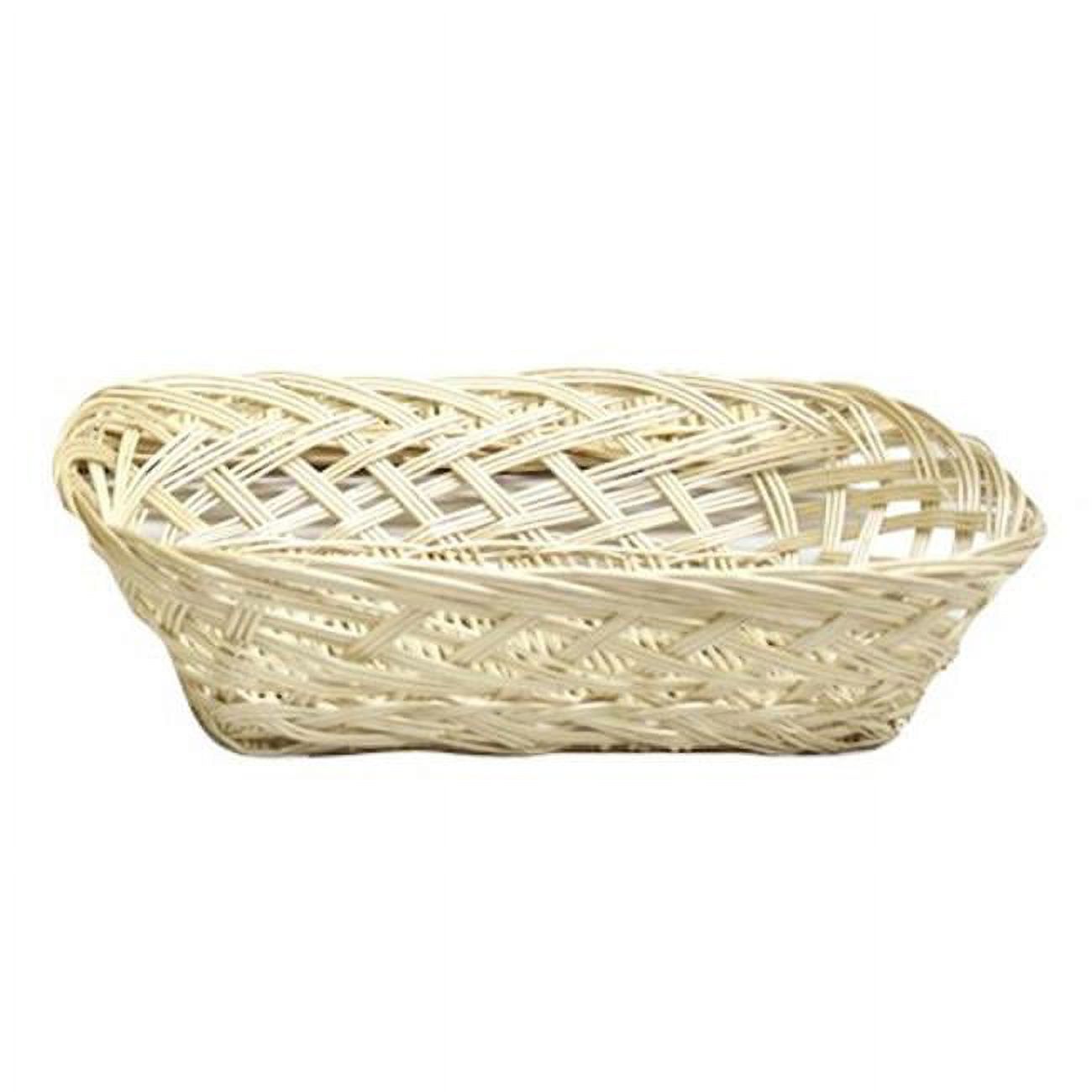 Open Weave Rectangular Willow Basket