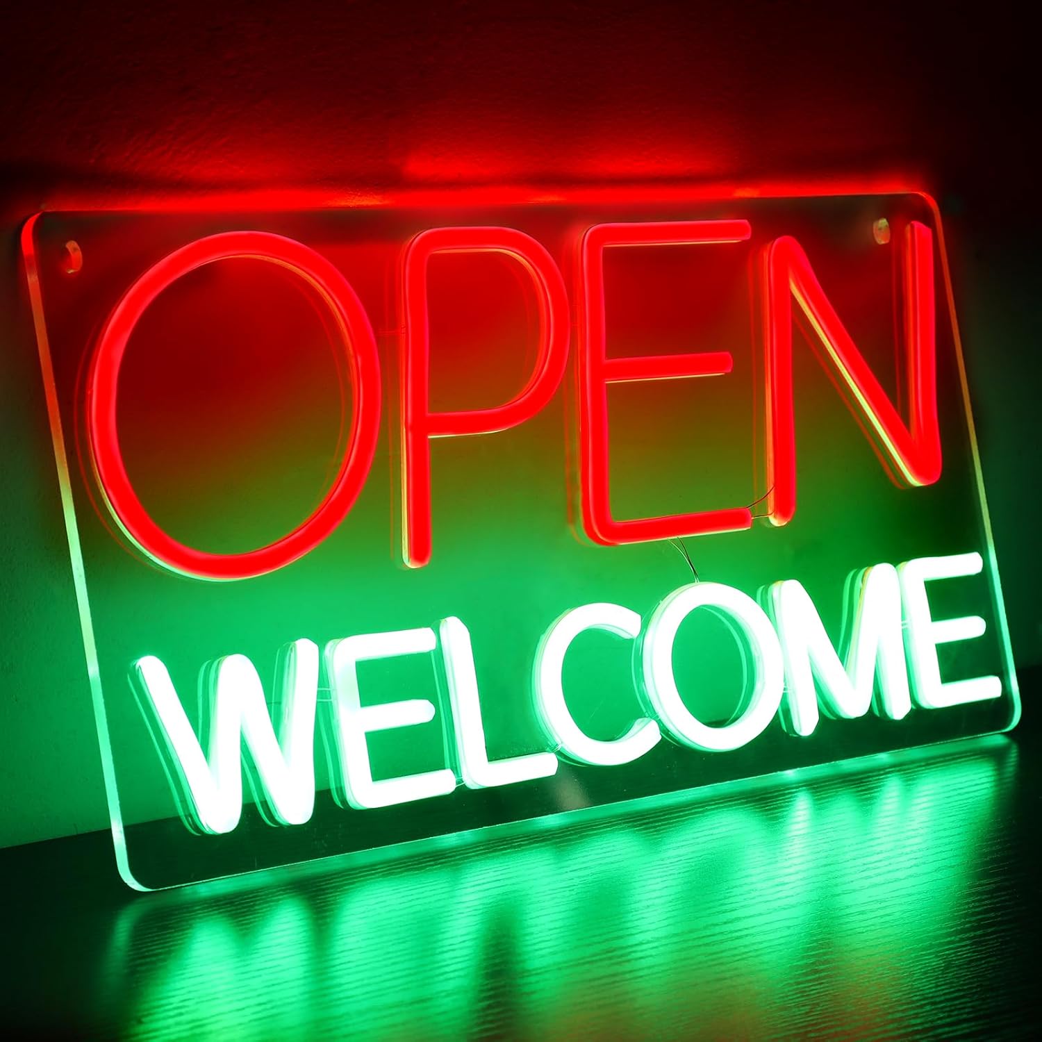 LED Neon Open Sign – Animated Coffee Cup Design, Ultra Bright, Perfect For Cafe Or Shop Window, LB64 Style