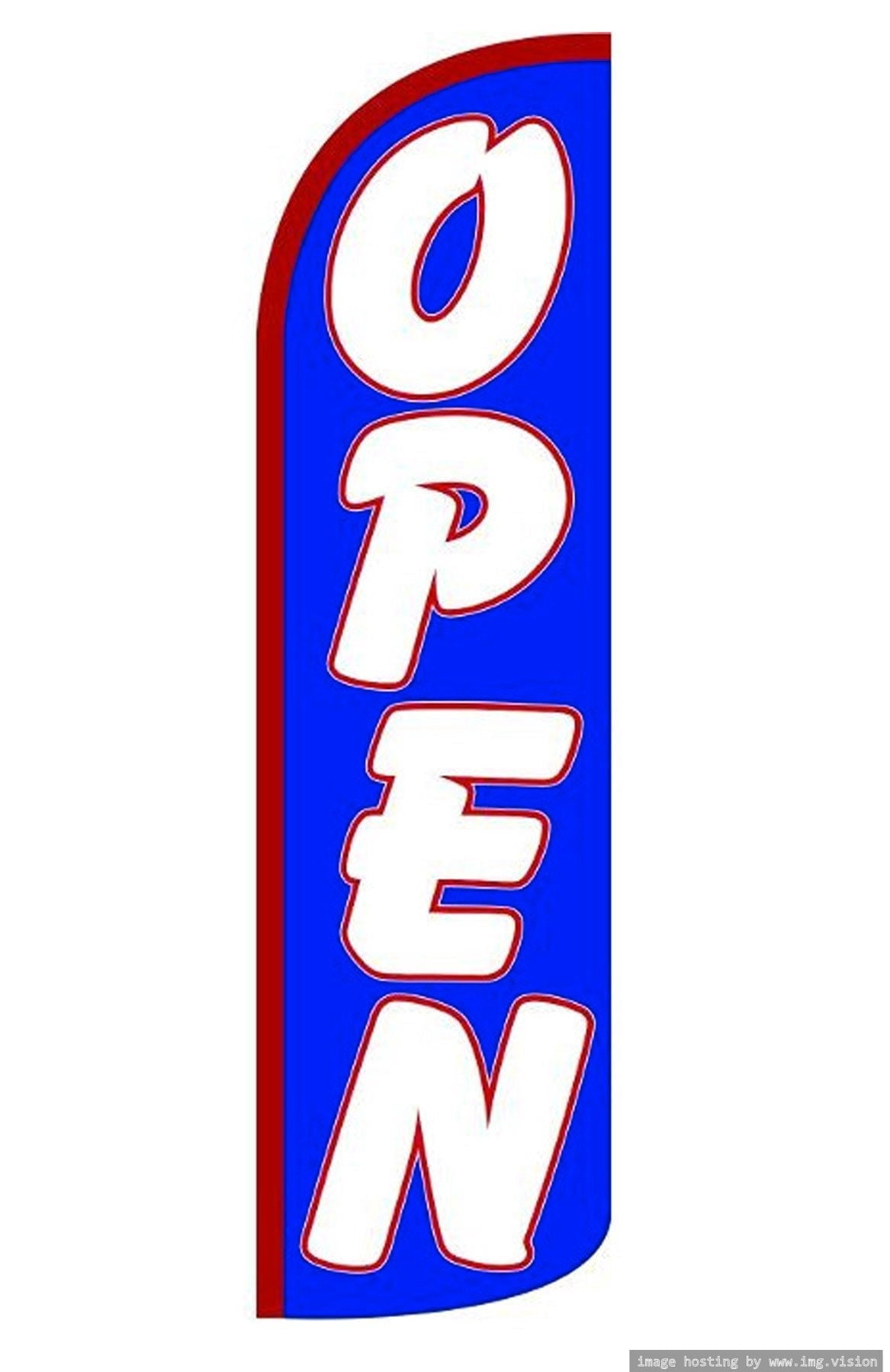 Open Windless flag Without Pole Advertisement /Business Flags | Feather Flag |