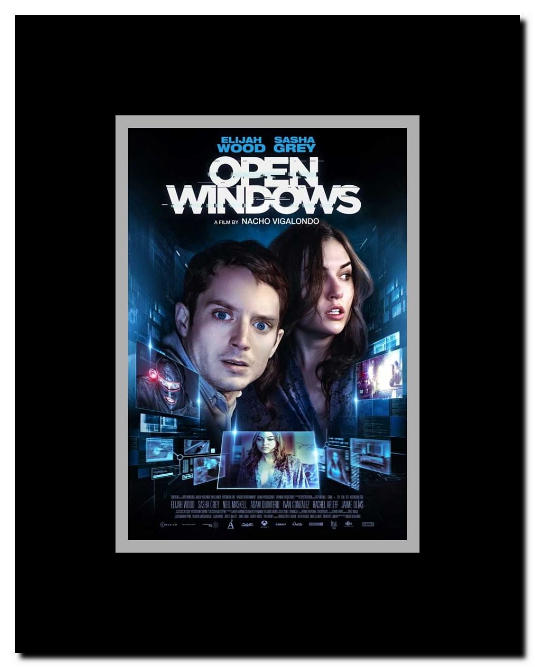 Open Windows Framed Movie Poster