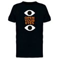 thumbnail image 1 of "Open Your Eyes" Tee Men's -Image by Shutterstock, 1 of 2