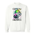 thumbnail image 1 of Open Your Music Dj. Sweatshirt Men -Image by Shutterstock, Male 5X-Large, 1 of 4