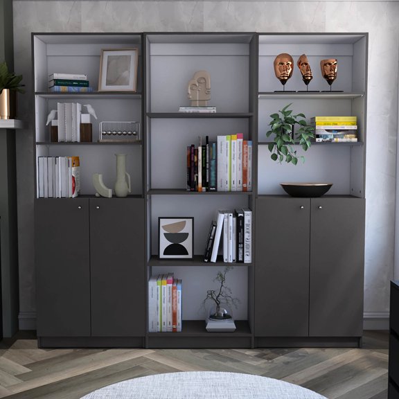 Open and Concealed Storage - Office or Living Room, Maximize Space with Dust - Free Storage