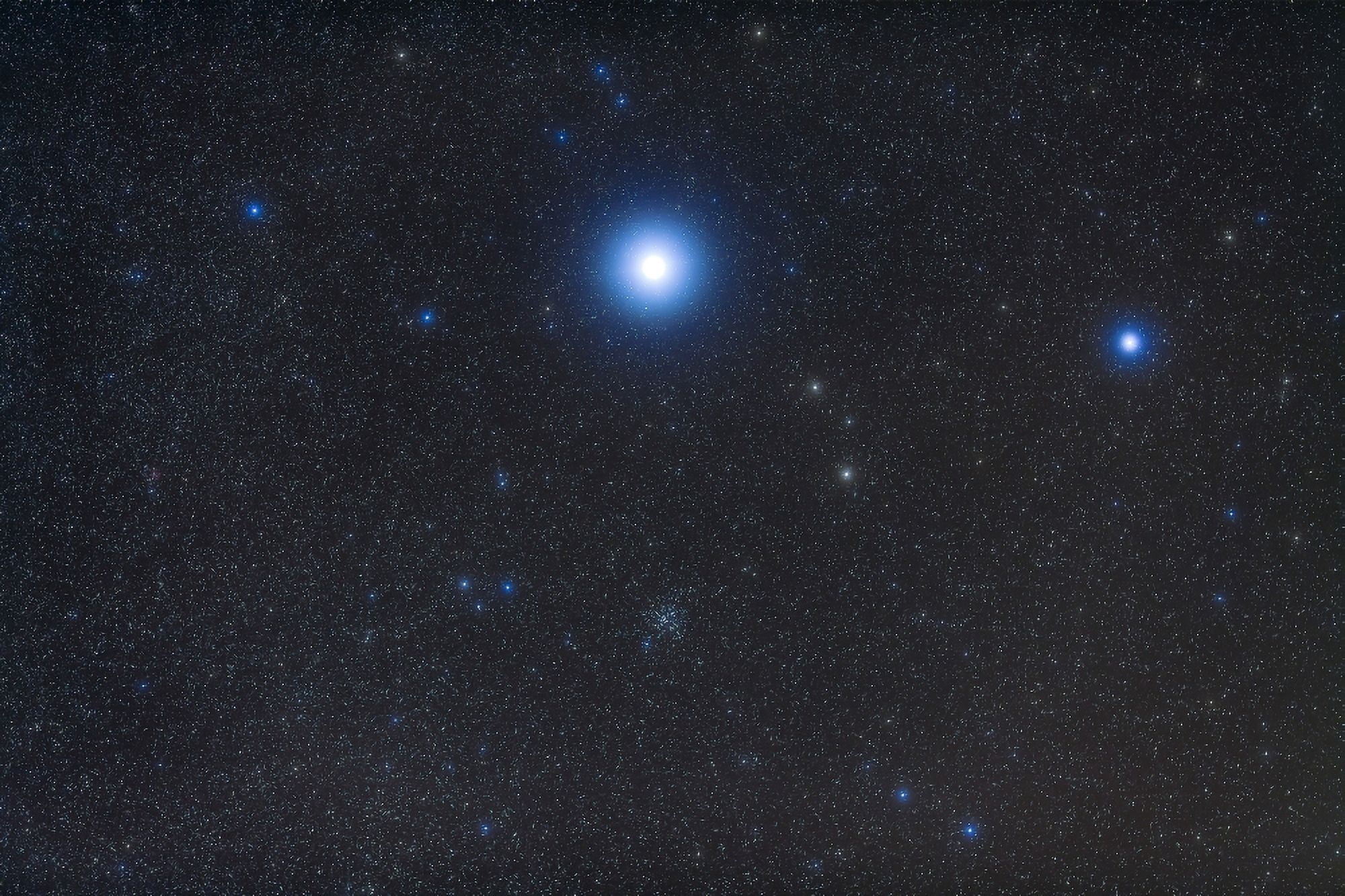 Open cluster Messier 41 in the constellation Canis Major Canvas Art - Alan DyerStocktrek Images (18 x 12)