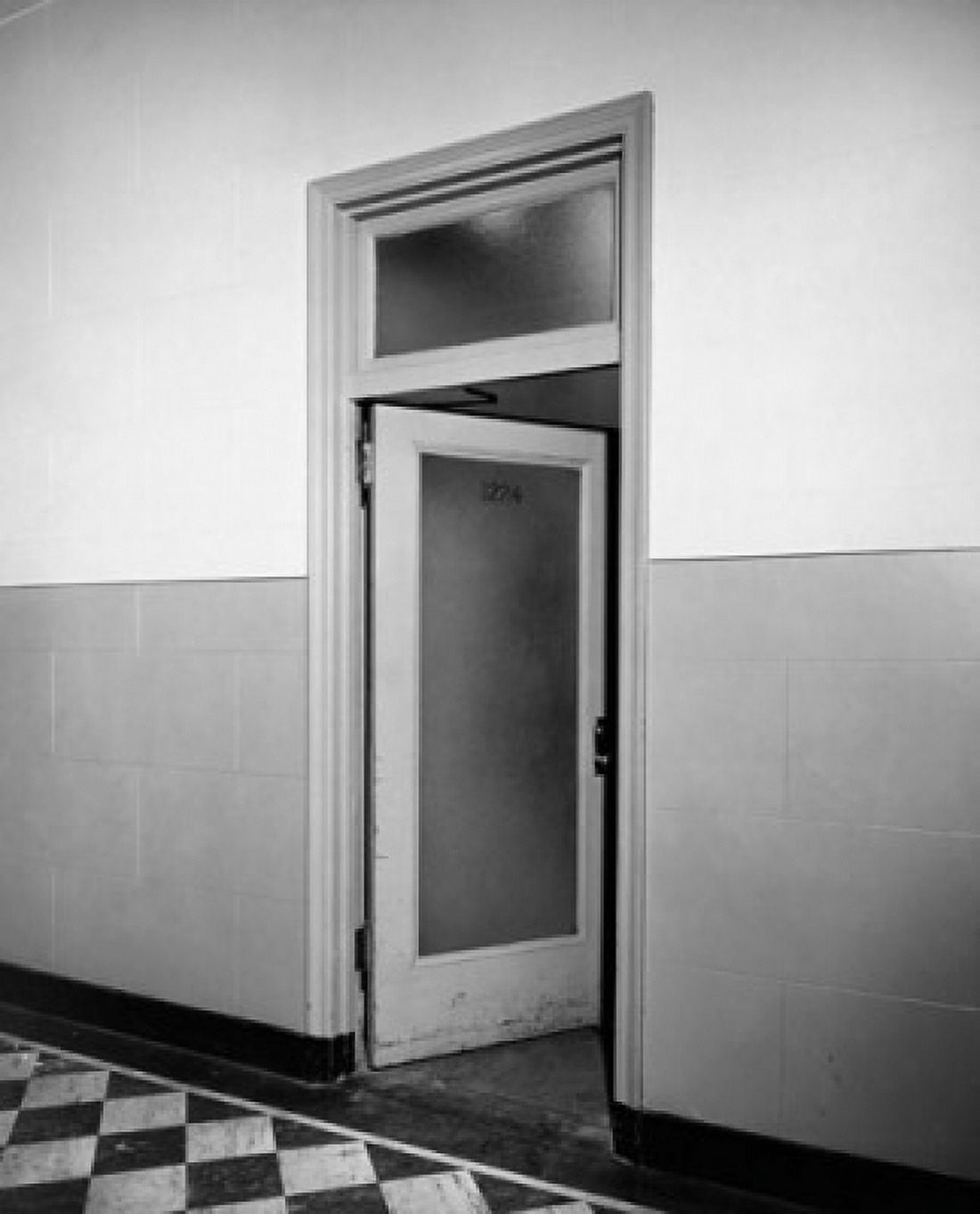Open door of a building Canvas Art - (18 x 24)