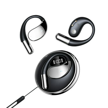 Open ear Earbuds,Wireless Earbuds,Bluetooth 5.4 Sport Headphones, 48h Bluetooth Stereo Deep Bass Bud with Earhooks, ENC Noise Cancelling Mic, IPX6 Waterproof Earphone for Workout Running