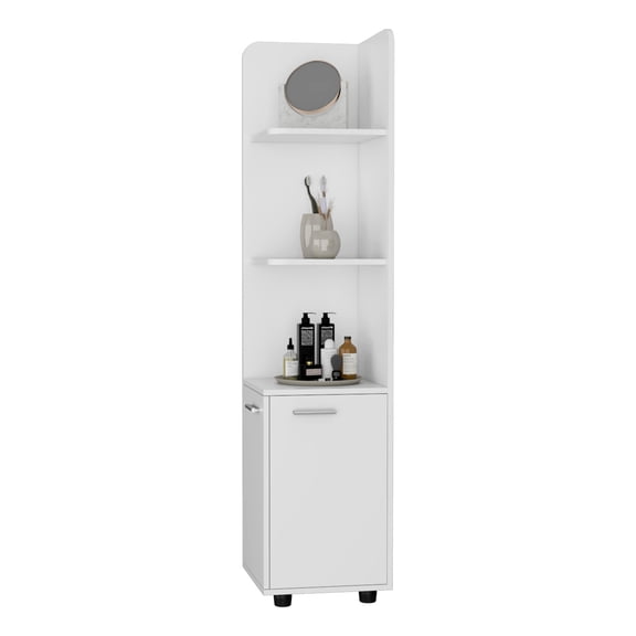 Open - side storage - Organize cleaning tools - Mudroom storage - Keep entryway clean