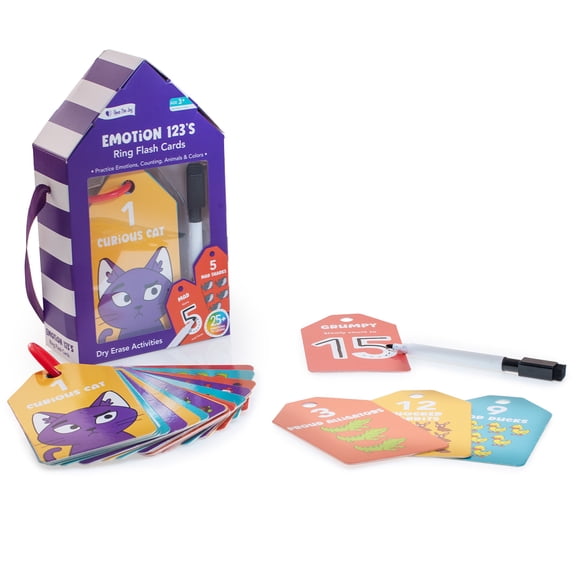 Open the Joy Dry Erase Flash Cards - Emotions 123's